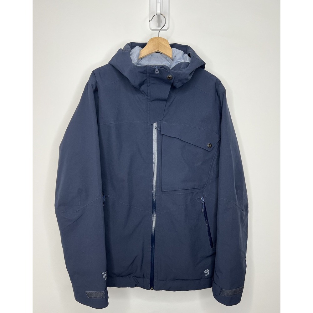 Mountain Hardwear Maybird Insulated Ski Jacket Womens XL Blue RECCO Pristine!